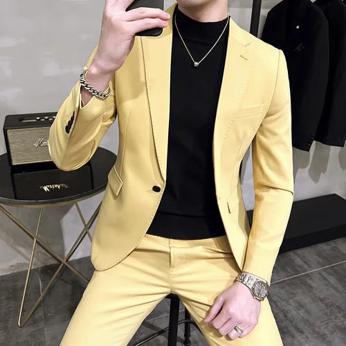 Blazer Masculino em Algodão Rauffstein RS188, com corte slim fit e tecido leve, perfeito para eventos formais ou looks casuais sofisticados.