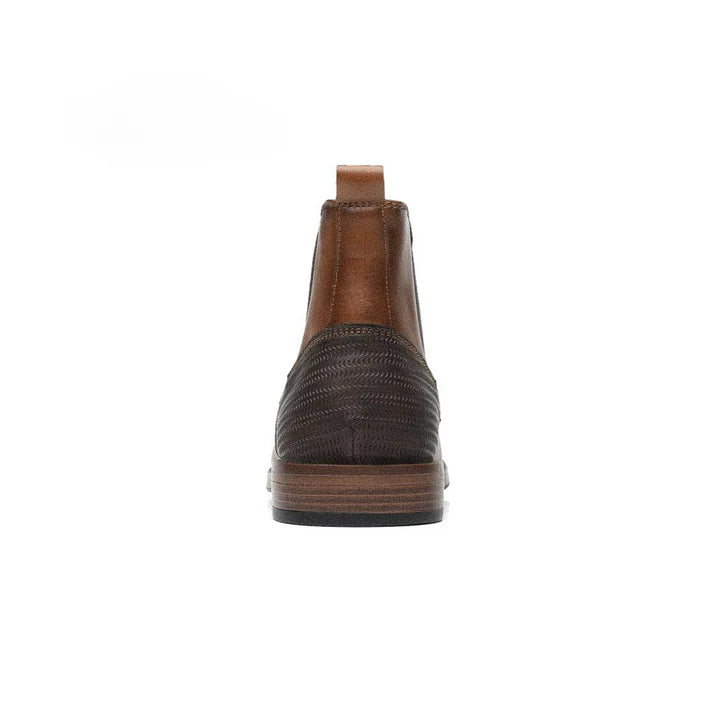 Bota Chelsea Masculina Rauffstein RS294 vitoriana, com design clássico, ideal para visuais rurais e trabalho com conforto e sofisticação.