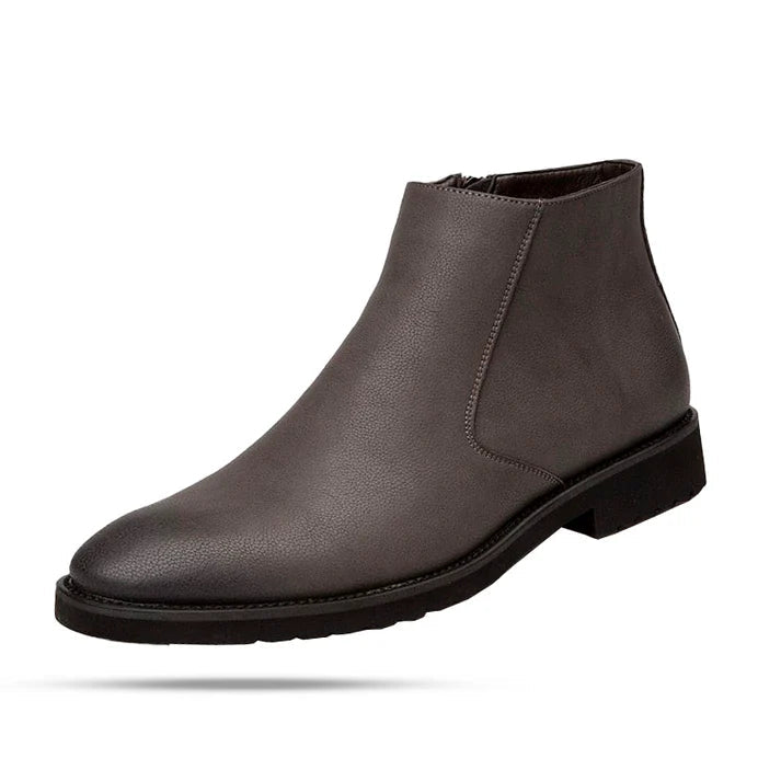 Bota Masculina de Couro Rauffstein RS290 elegante, com couro premium e design sofisticado, ideal para visuais casuais e formais.