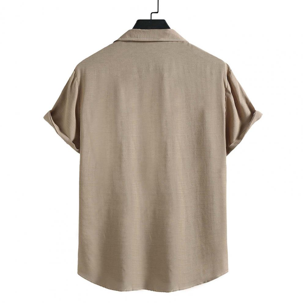 Camisa Manga Curta Lisa Rauffstein RS082, modelagem ajustada, tecido leve e design minimalista para sofisticação sem esforço.
