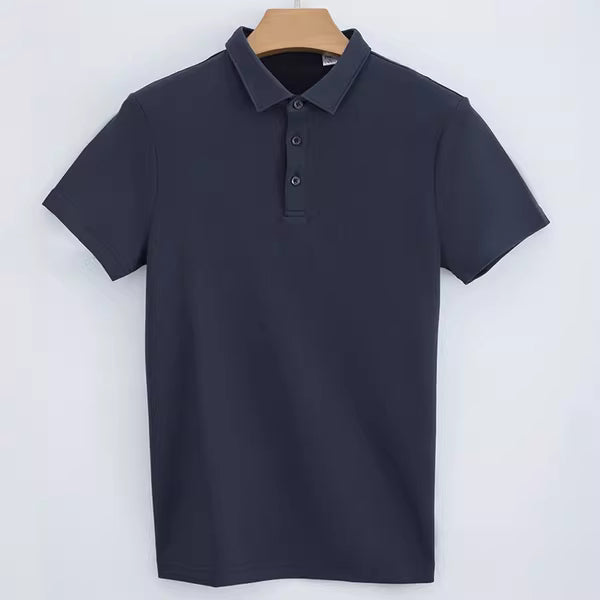 Camisa Polo Masculina Rauffstein RS006, tecido premium, modelagem refinada e toque macio para um visual sofisticado e confortável.