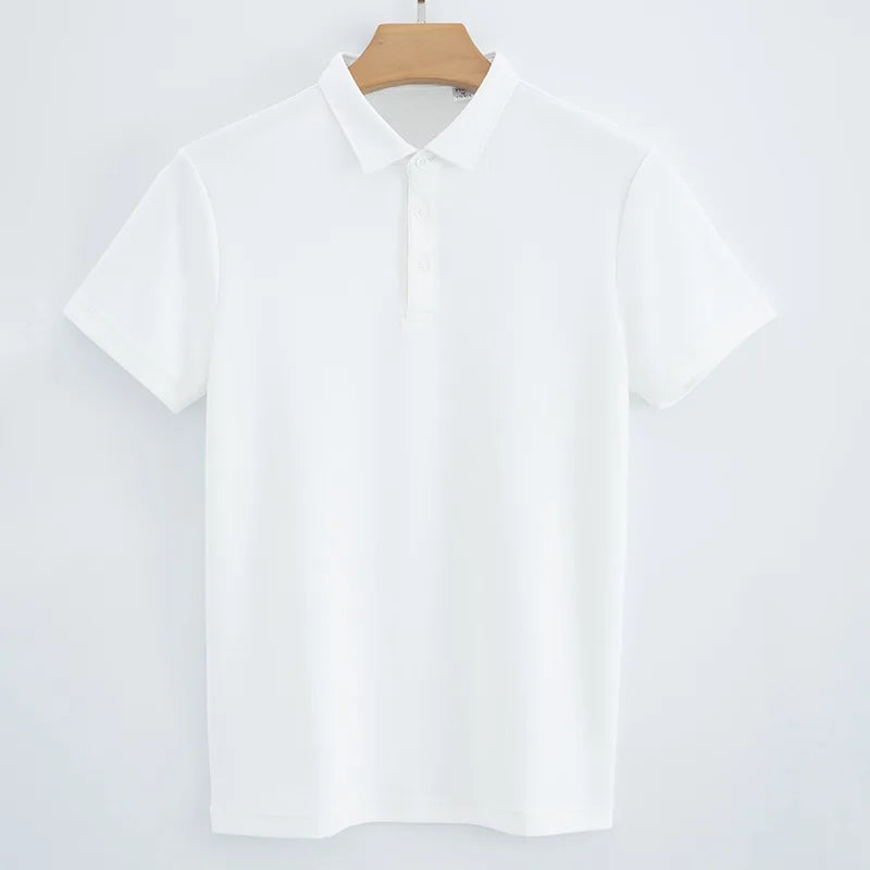 Camisa Polo Masculina Rauffstein RS006, tecido premium, modelagem refinada e toque macio para um visual sofisticado e confortável.