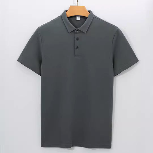 Camisa Polo Masculina Rauffstein RS006, tecido premium, modelagem refinada e toque macio para um visual sofisticado e confortável.