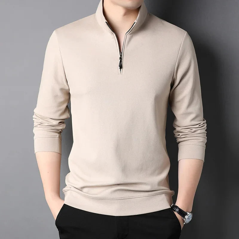 Camisa Social Masculina Rauffstein RS058, modelagem slim fit, gola clássica e acabamento refinado para um estilo sofisticado.