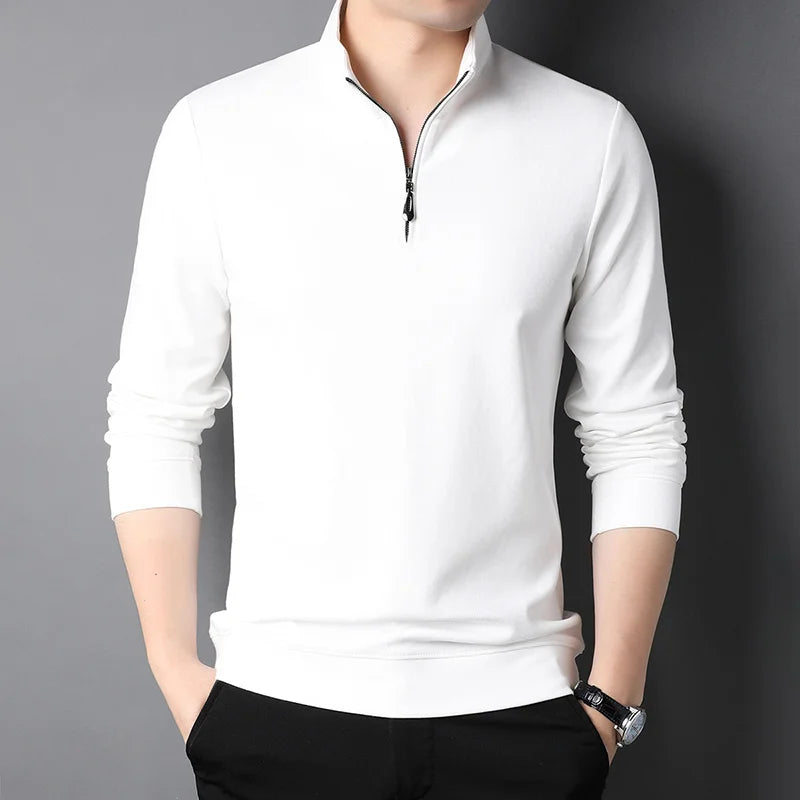 Camisa Social Masculina Rauffstein RS058, modelagem slim fit, gola clássica e acabamento refinado para um estilo sofisticado.