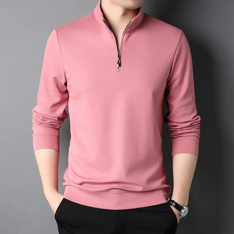 Camisa Social Masculina Rauffstein RS058, modelagem slim fit, gola clássica e acabamento refinado para um estilo sofisticado.