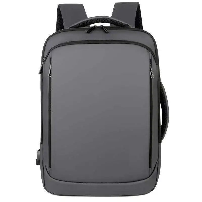 Mochila Executiva Rauffstein RS086 com compartimento para notebook 15", material impermeável, design moderno e porta USB para mais praticidade.