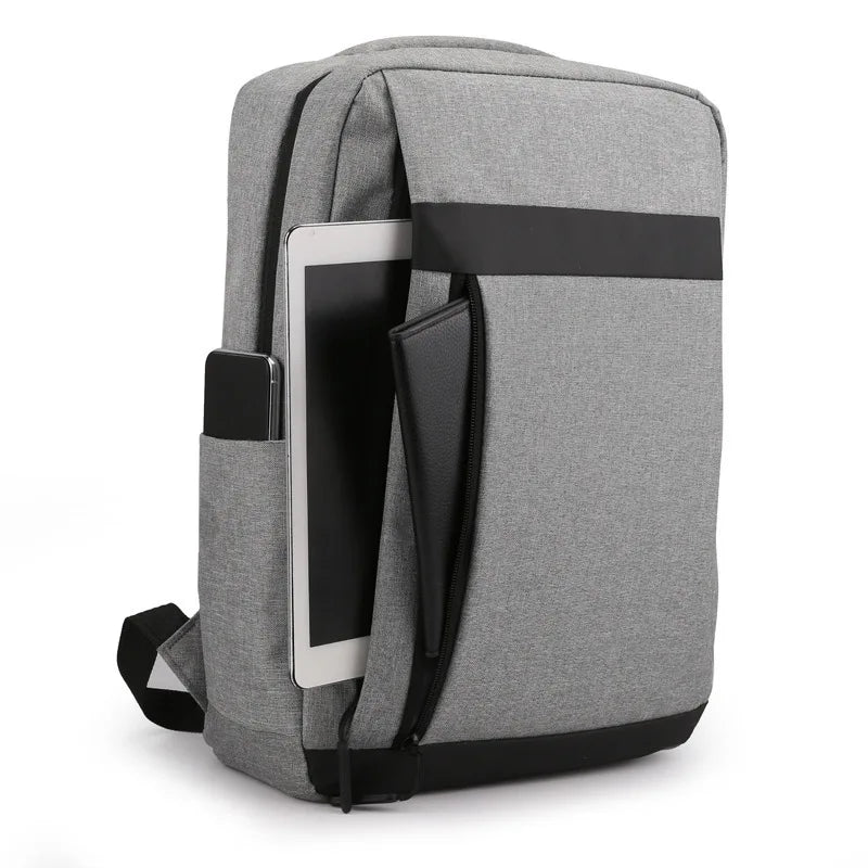 Mochila Executiva Rauffstein RS088 com compartimento para notebook 15", porta USB e alças acolchoadas para máximo conforto e praticidade.