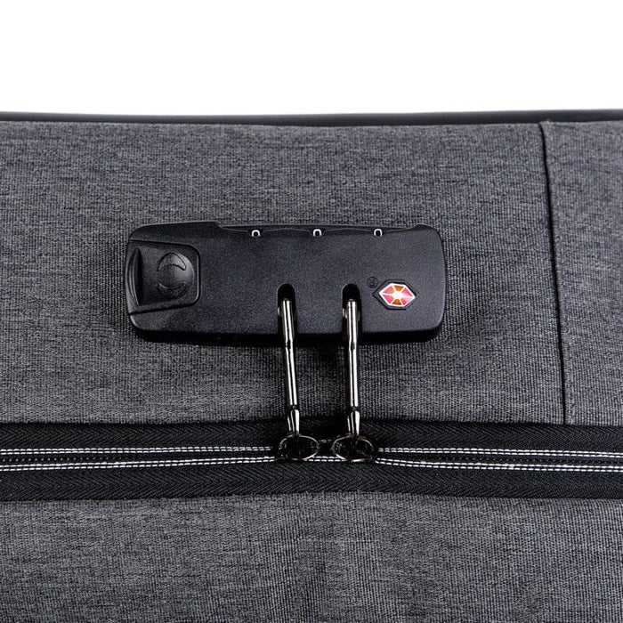 Mochila Executiva Rauffstein RS411 elegante, com tecido impermeável e porta USB, perfeita para notebook 15" em viagens ou trabalho com conforto.