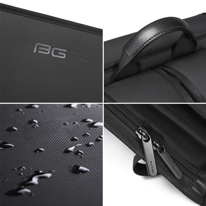 Mochila Executiva Rauffstein RS414 moderna, com tecido impermeável e espaço para notebook 15", perfeita para trabalho ou estudos com conforto.