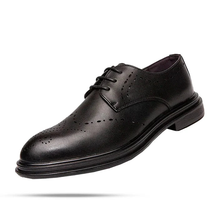 Sapato Derby em Couro Rauffstein RS365 versátil, com couro premium e plataforma 4 cm, ideal para visuais casuais e elegantes.