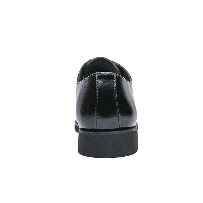 Sapato Derby Masculino Rauffstein RS362 versátil, com couro texturizado e cadarço trançado, ideal para visuais casuais e sociais com conforto.