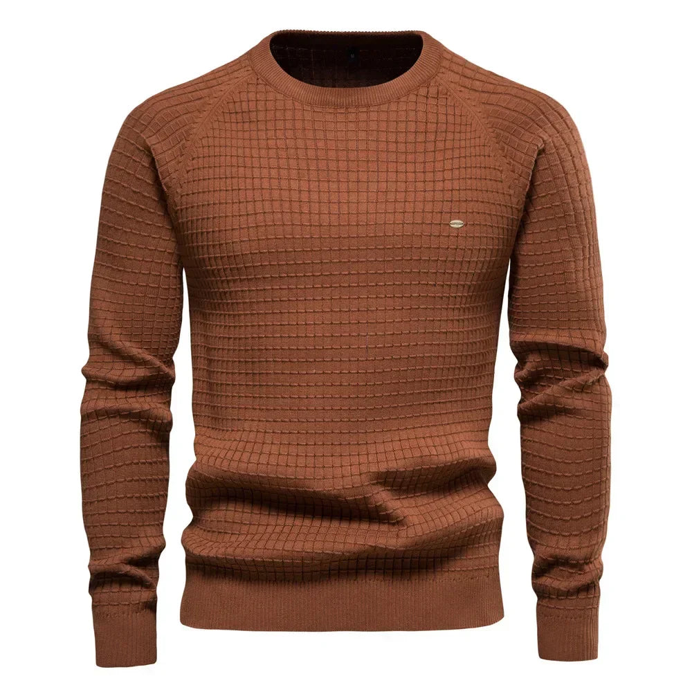 Suéter Masculino em Lã Rauffstein RS171, com modelagem clássica e tecido premium, perfeito para dias frios em ocasiões casuais ou formais.