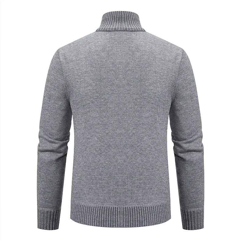 Suéter Masculino Rauffstein RS174, com gola redonda e modelagem slim fit, perfeito para inverno em ocasiões casuais ou formais com estilo.