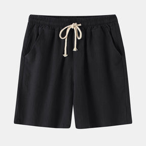 Bermuda de Linho Masculina Rauffstein RS011, modelagem refinada, tecido premium e acabamento sofisticado para um visual elegante e confortável.