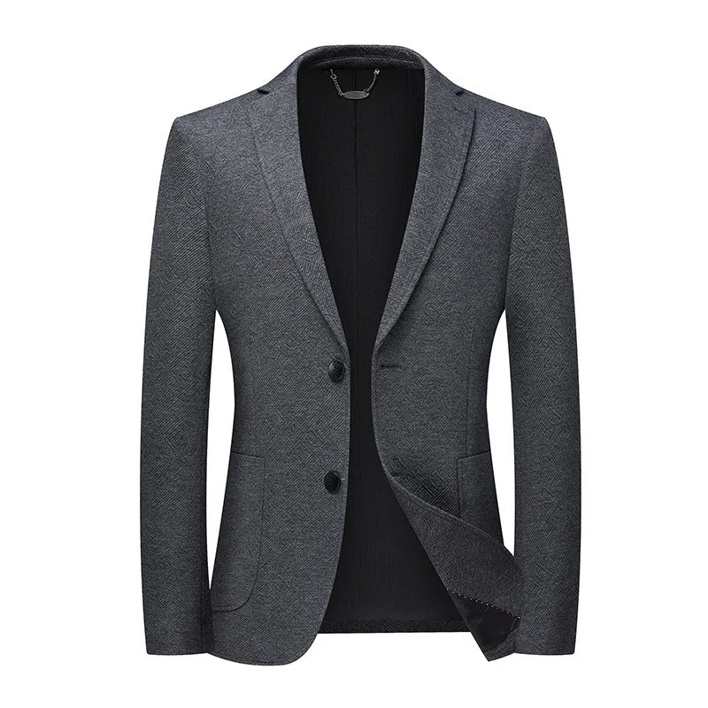 Blazer Masculino Rauffstein RS028, design moderno, tecido flexível e caimento estruturado para um estilo sofisticado e confortável.