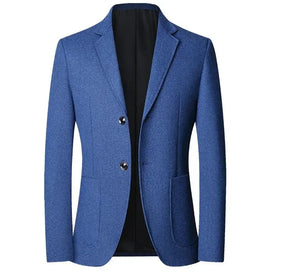 Blazer Masculino em Algodão Rauffstein RS030, modelagem estruturada, tecido premium e acabamento sofisticado para um visual moderno e versátil.