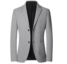 Blazer Masculino em Algodão Rauffstein RS030, modelagem estruturada, tecido premium e acabamento sofisticado para um visual moderno e versátil.