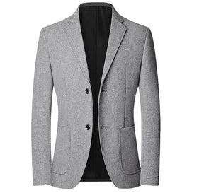 Blazer Masculino em Algodão Rauffstein RS030, modelagem estruturada, tecido premium e acabamento sofisticado para um visual moderno e versátil.
