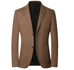 Blazer Masculino em Algodão Rauffstein RS030, modelagem estruturada, tecido premium e acabamento sofisticado para um visual moderno e versátil.