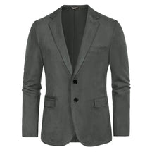 Blazer Masculino em Camurça Rauffstein RS029, modelagem estruturada, textura premium e corte refinado para um visual exclusivo e sofisticado.