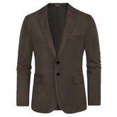 Blazer Masculino em Camurça Rauffstein RS029, modelagem estruturada, textura premium e corte refinado para um visual exclusivo e sofisticado.