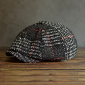 Boina Inglesa de Lã Masculina Rauffstein RS370 clássica, com lã premium e design elegante, perfeita para visuais casuais ou formais com conforto.