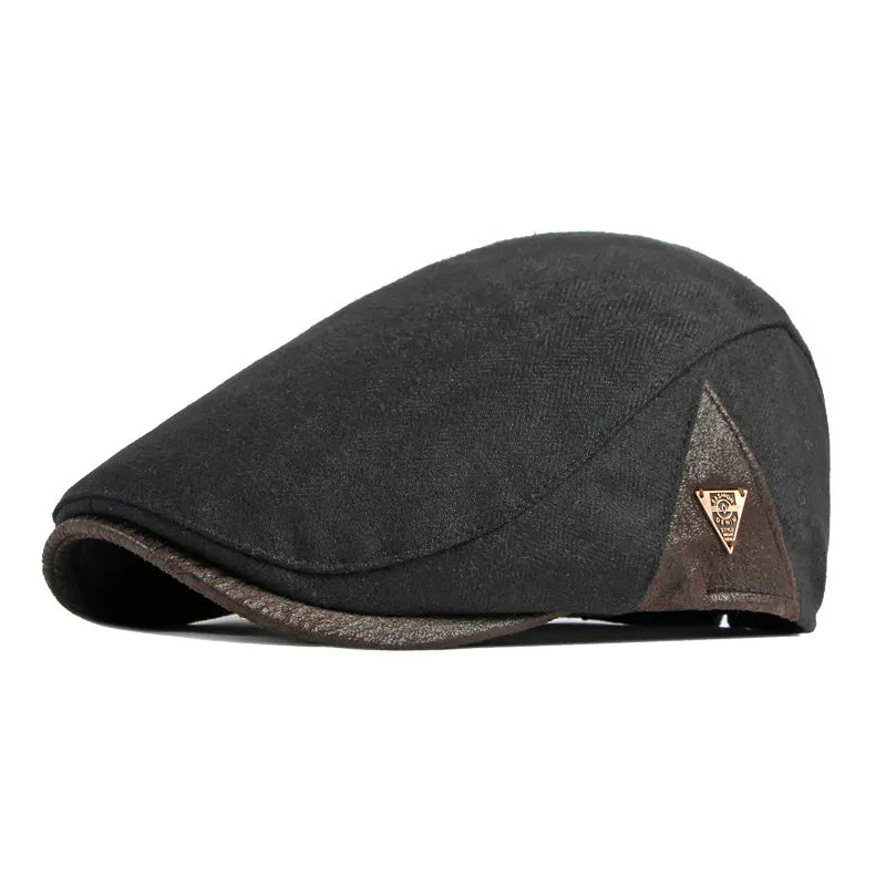 Boina Italiana Masculina Rauffstein RS369 atemporal, com materiais premium e design clássico, perfeita para visuais casuais ou formais com elegância.