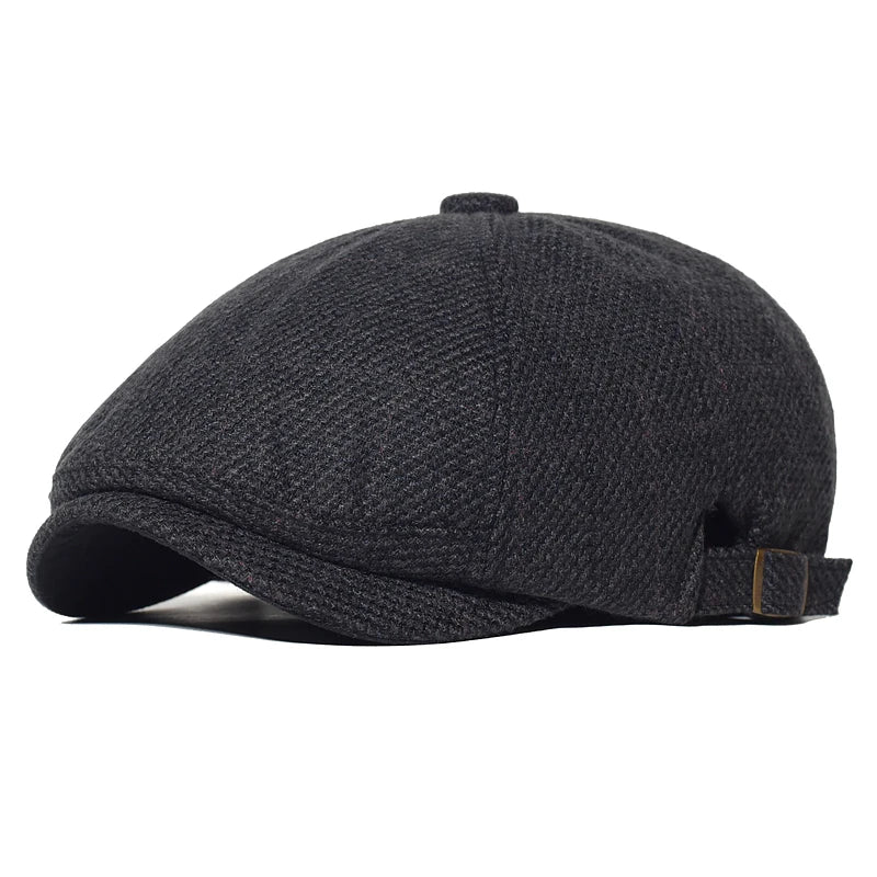 Boina Italiana Masculina Rauffstein RS372 versátil, com materiais premium e design clássico, perfeita para visuais casuais ou formais com elegância.
