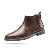 Bota Chelsea de Couro Rauffstein RS281 clássica, com couro premium e proteção térmica, ideal para o inverno com conforto.