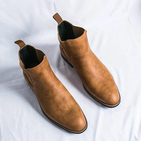 Bota Chelsea Masculina Rauffstein RS289 moderna, com design clássico e elegante, ideal para visuais casuais e formais com conforto.