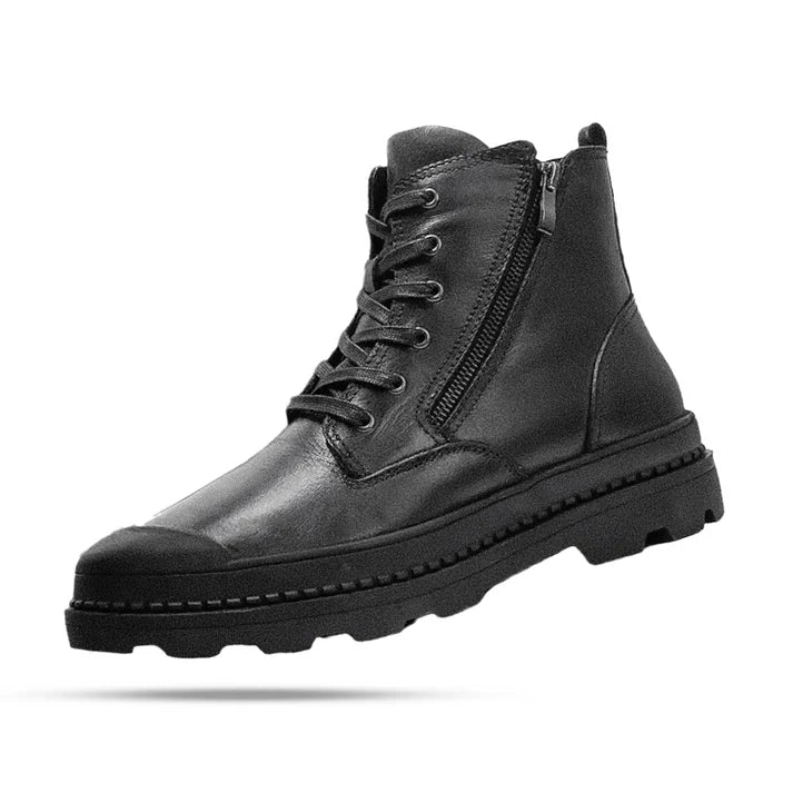 Bota Coturno Masculino Rauffstein RS295 militar, com design moderno, ideal para visuais casuais e situações exigentes com conforto.