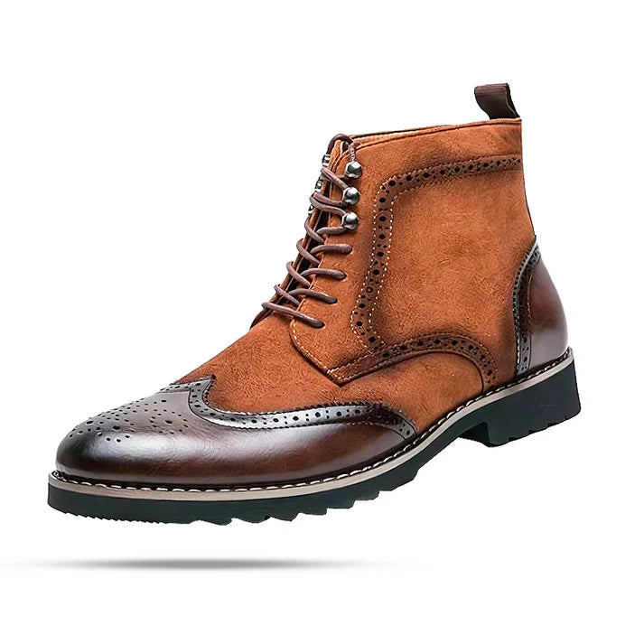 Bota Dress Masculina Rauffstein RS297 elegante, com couro premium, ideal para visuais formais e casuais com conforto e sofisticação.