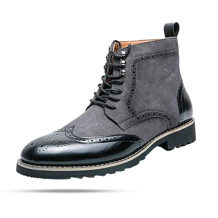 Bota Dress Masculina Rauffstein RS297 elegante, com couro premium, ideal para visuais formais e casuais com conforto e sofisticação.