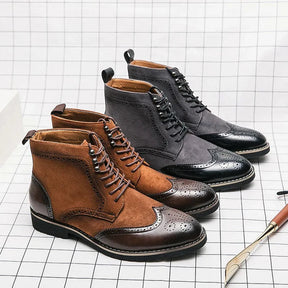 Bota Dress Masculina Rauffstein RS297 elegante, com couro premium, ideal para visuais formais e casuais com conforto e sofisticação.
