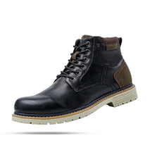 Bota Masculina de Couro Rauffstein RS296 robusta, com couro premium e design elegante, ideal para visuais autênticos com conforto.