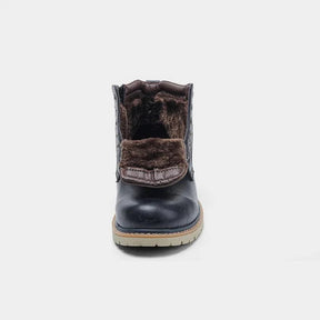 Bota Masculina de Couro Rauffstein RS296 robusta, com couro premium e design elegante, ideal para visuais autênticos com conforto.