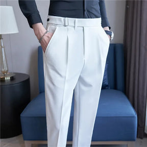 Calça de Alfaiataria Masculina Rauffstein RS196, com corte clássico e tecido premium, perfeita para eventos formals, corporativos ou jantares elegantes.