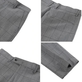 Calça de Alfaiataria Masculina Rauffstein RS202, com corte slim fit e tecido leve de algodão, perfeita para eventos formais ou looks casuais.