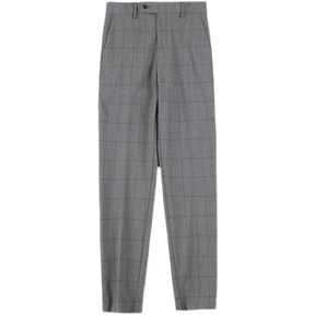 Calça de Alfaiataria Masculina Rauffstein RS202, com corte slim fit e tecido leve de algodão, perfeita para eventos formais ou looks casuais.