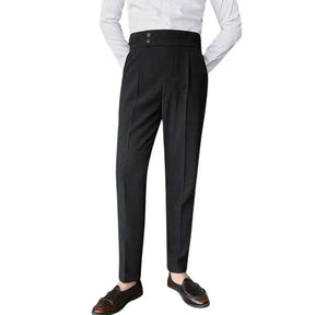 Calça de Alfaiataria Masculina Rauffstein RS200, com corte clássico e tecido premium, perfeita para eventos formais, corporativos ou looks elegantes.