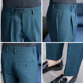 Calça de Alfaiataria Masculina Rauffstein RS197, com corte moderno e tecido premium, perfeita para eventos formals, corporativos ou jantares elegantes.