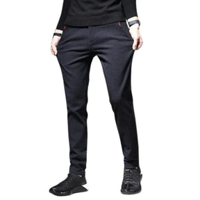 Calça Social Masculina Rauffstein RS206, com corte slim fit, perfeita para eventos formais ou corporativos com conforto e sofisticação.
