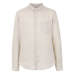 Camisa de Linho Masculina Rauffstein RS346, tecido leve e respirável, modelagem sofisticada e tecnologia anti amassado para um visual impecável.