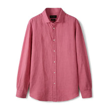 Camisa de Linho Lisa Masculina Rauffstein RS347, tecido leve e respirável, modelagem confortável e acabamento premium para um visual sofisticado.