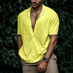 Camisa Masculina Rauffstein RS083 com modelagem ajustada, gola polo e tecido respirável, ideal para estilo e conforto em qualquer ocasião.