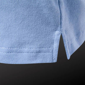 Camisa Polo em Algodão Rauffstein RS238 elegante, com detalhes bordados e design moderno, ideal para visuais casuais e formais com conforto.
