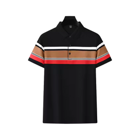 Camisa Polo Masculina Rauffstein RS026, design sofisticado, tecido respirável e modelagem clássica para um visual elegante e versátil.