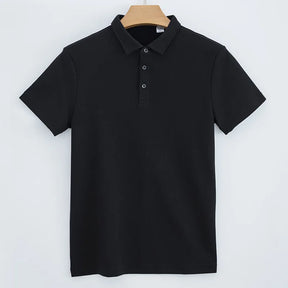 Camisa Polo Masculina Rauffstein RS006, tecido premium, modelagem refinada e toque macio para um visual sofisticado e confortável.