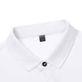 Camisa Polo Masculina Rauffstein RS026, design sofisticado, tecido respirável e modelagem clássica para um visual elegante e versátil.